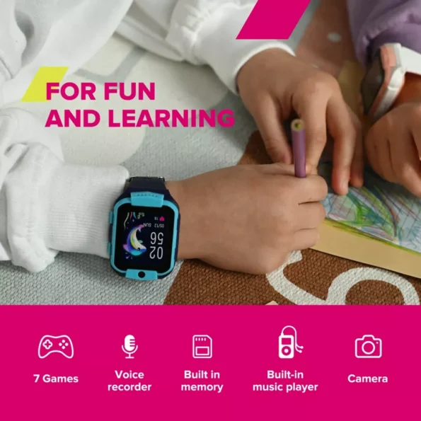 4G Smartwatch for kids – Black Yellow by Thiki-Box 03